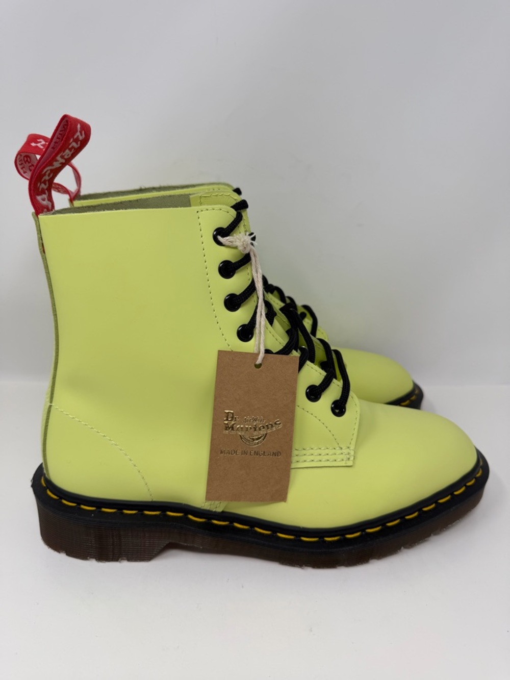 Dr. Martens x Undercover Jun
Takahashi NWT 1460 Combat Boots 
Yellow UK 6, US 8